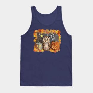 Teachers Learning Is A Hoot Fall Tank Top